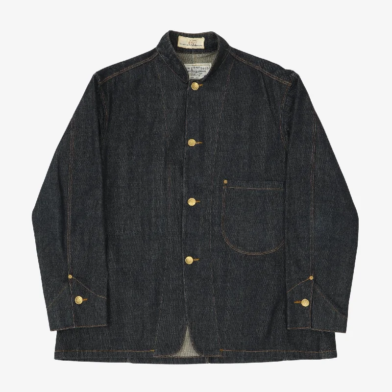 Fringed Denim Top with a Bohemian FlairLot 214 Denim Jacket