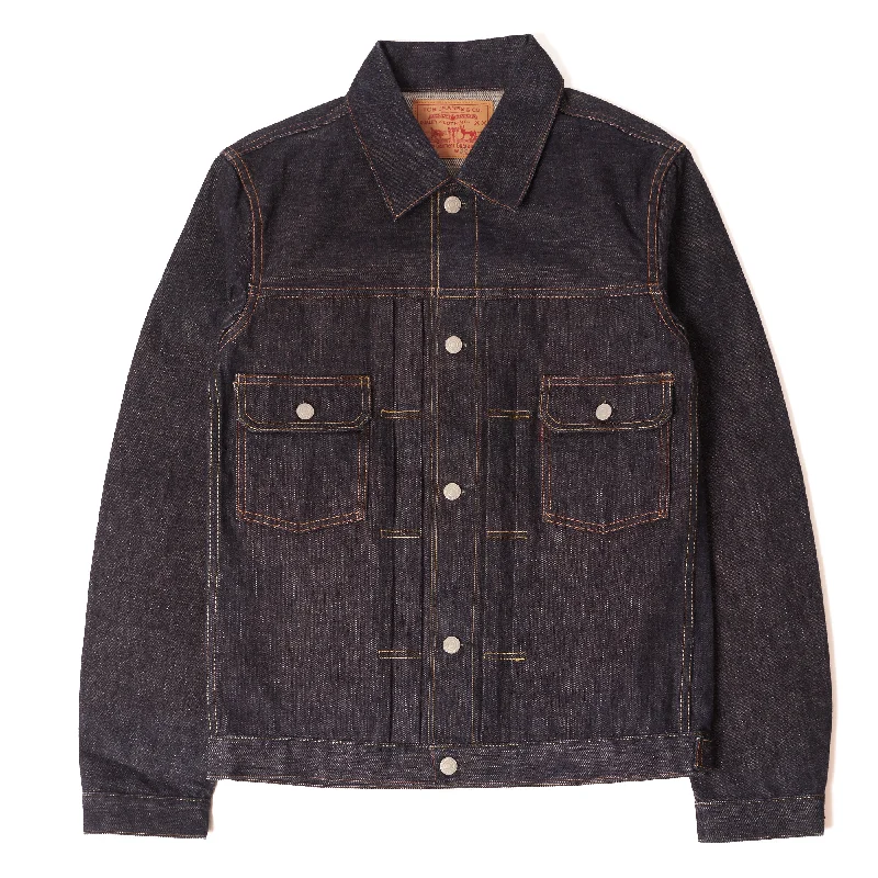 Studded Denim Top for a Glamorous and Bold StyleTCB Type-II Denim Jacket