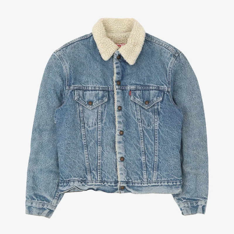 Denim Top for a Beachside Picnic with a Laid - Back StyleVintage 1970s Type 3 Fleece Lined Jacket (USA) Denim Top for a Beachside Picnic with a Laid - Back StyleVintage 1970s Type 3 Fleece Lined Jacket (USA)