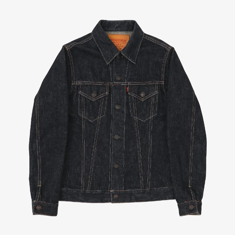 Cropped Denim Top to Pair with High - Waisted BottomsType 3 Denim Jacket