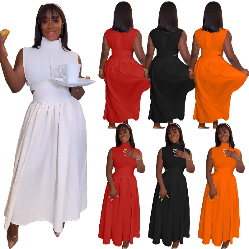 Cotton maxi dresses for a comfortable and everyday - wear optionD0411TA53 Wholesale Popular Casual Going Out Solid Color Sleeveless Bodycon Maxi Dress For Women Sehe Fashion Cotton maxi dresses for a comfortable and everyday - wear optionD0411TA53 Wholesale Popular Casual Going Out Solid Color Sleeveless Bodycon Maxi Dress For Women Sehe Fashion