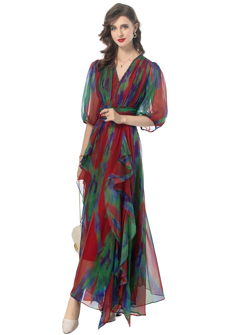 Maxi dresses with side slits for a touch of allureDRESS STYLE  - SY1138