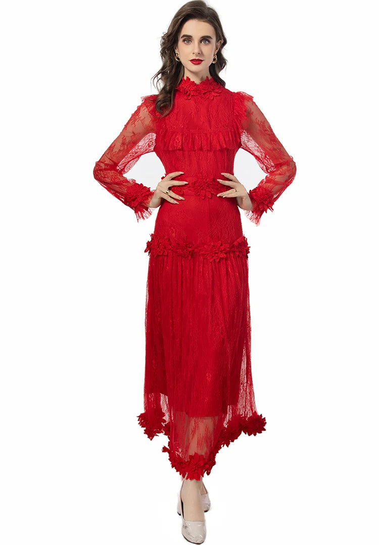 Polyester maxi dresses for easy - care and durabilityDRESS STYLE  - SY1161