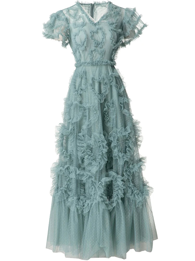 Satin maxi dresses with a high - low hem for a modern twistDRESS STYLE  - SY1536