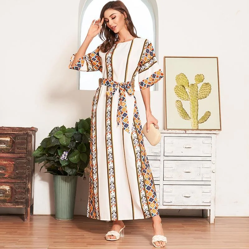 Maxi dresses with a cinched waist for a defined silhouetteFashionSierra - New Women Summer Boho Long Dress White Fashion Tribal Print Batwing Half Sleeve Belted Kaftan Holiday Style Maxi Dresses Maxi dresses with a cinched waist for a defined silhouetteFashionSierra - New Women Summer Boho Long Dress White Fashion Tribal Print Batwing Half Sleeve Belted Kaftan Holiday Style Maxi Dresses