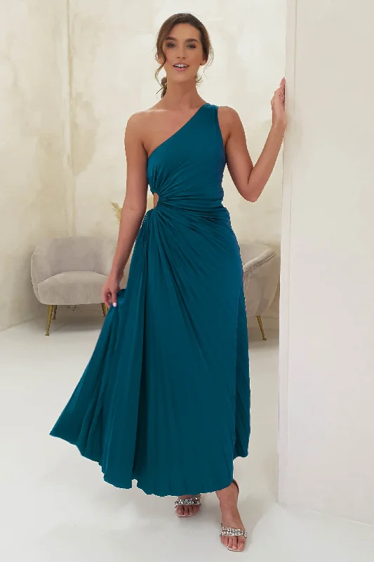 Maxi dresses with tassel accents for a fun and lively touchOlsen Pleated Maxi Dress | Teal Maxi dresses with tassel accents for a fun and lively touchOlsen Pleated Maxi Dress | Teal