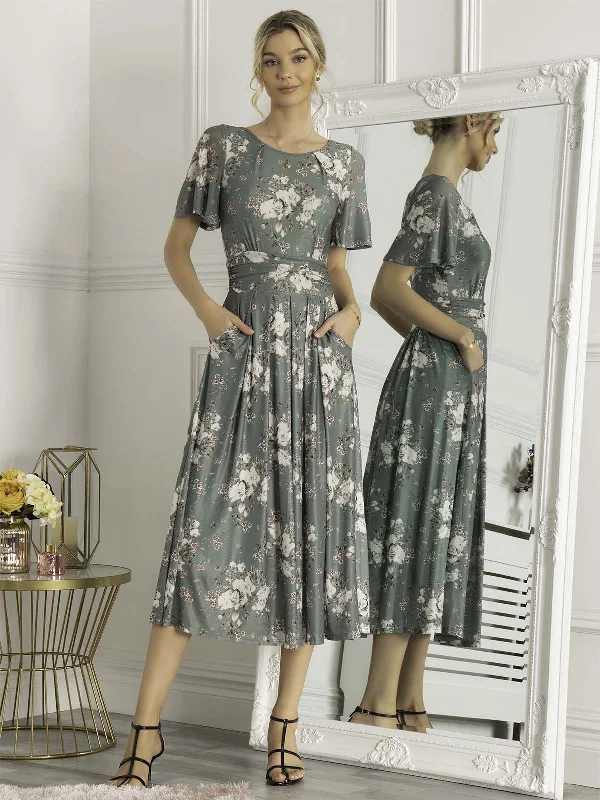 Strapless maxi dresses for a beachside vacationSapphire Mesh Dress, Dark Green