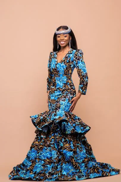 Maxi dresses with a halter neck for a stylish and sophisticated choiceTatiana Ankara Maxi Dress | Black and Blue African Print Maxi dresses with a halter neck for a stylish and sophisticated choiceTatiana Ankara Maxi Dress | Black and Blue African Print