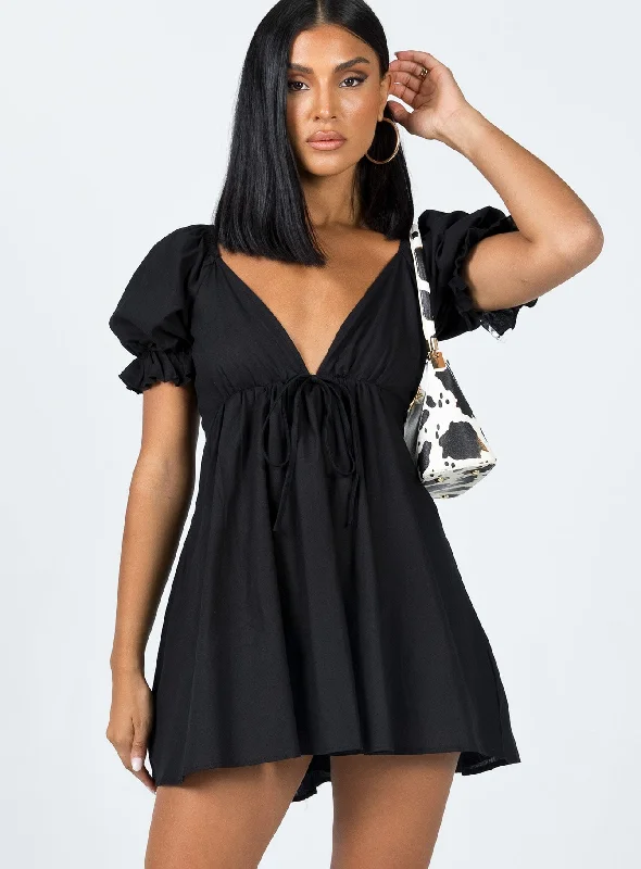 Polyester mini dresses for easy careBlissful Mini Dress Black