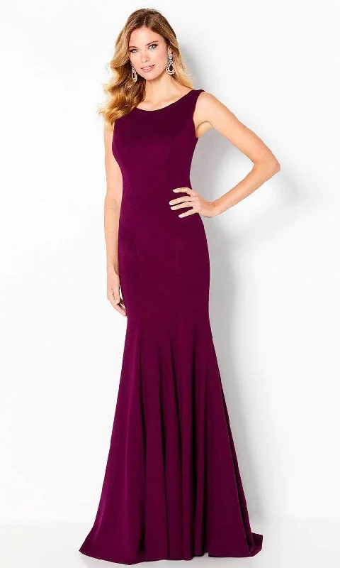Wedding guest dresses with tassel - adorned belts and A - line skirtsCameron Blake - Scoop Neck Trumpet Evening Gown 220635 Wedding guest dresses with tassel - adorned belts and A - line skirtsCameron Blake - Scoop Neck Trumpet Evening Gown 220635