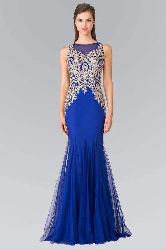 Cotton wedding guest dresses with smocked details for a casual weddingElizabeth K - Gold Embroidered Tulle Trumpet Gown GL2283 Cotton wedding guest dresses with smocked details for a casual weddingElizabeth K - Gold Embroidered Tulle Trumpet Gown GL2283