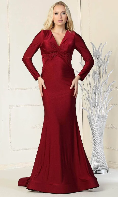 Halter - neck wedding guest dresses with beaded strapsMay Queen MQ1873 - V-Neck Knotted Formal Dress Halter - neck wedding guest dresses with beaded strapsMay Queen MQ1873 - V-Neck Knotted Formal Dress