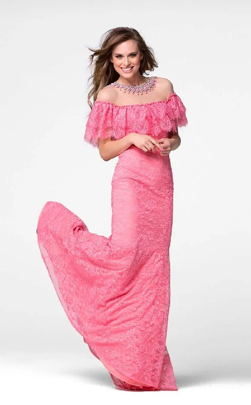 Wedding guest dresses with belted waists and knee - length skirtsTarik Ediz - Jewel Neck Sheath Gown 50014 Wedding guest dresses with belted waists and knee - length skirtsTarik Ediz - Jewel Neck Sheath Gown 50014