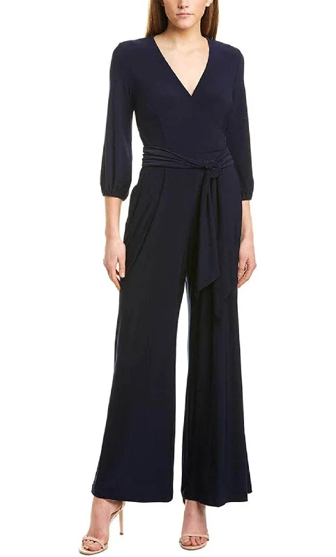 Wedding guest dresses with button - down fronts and A - line silhouettesTaylor 1863M - Long Sleeve Jersey Pantsuit Wedding guest dresses with button - down fronts and A - line silhouettesTaylor 1863M - Long Sleeve Jersey Pantsuit