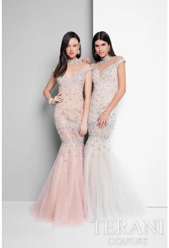 Wedding guest dresses with cold - shoulder designs and solid colorsTerani Couture 1711P2596 Formal Long Prom Dres Wedding guest dresses with cold - shoulder designs and solid colorsTerani Couture 1711P2596 Formal Long Prom Dres