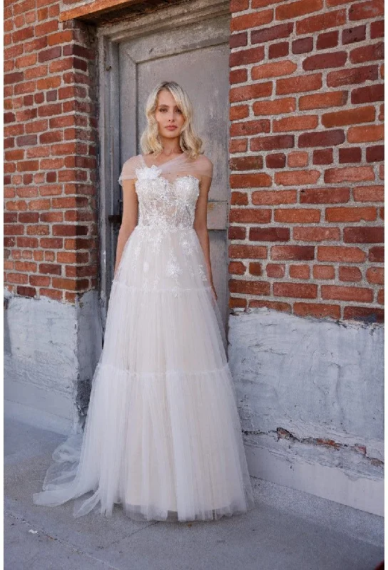 Wedding guest dresses with ruched bodices and spaghetti strapsTerani Couture 2215P0024 Cap Sleeve Long Prom Dress Wedding guest dresses with ruched bodices and spaghetti strapsTerani Couture 2215P0024 Cap Sleeve Long Prom Dress