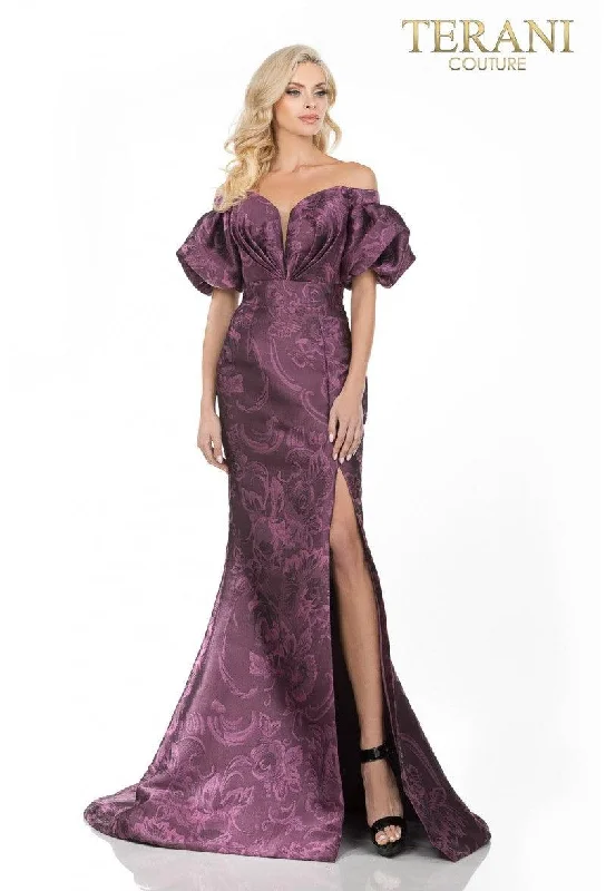 Bow - backed wedding guest dresses in silk for a luxurious feelTerani Couture 2021M2965 Long Formal Dress Bow - backed wedding guest dresses in silk for a luxurious feelTerani Couture 2021M2965 Long Formal Dress