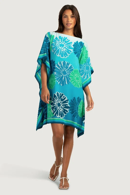 Mini dresses with puff sleeves for a vintage lookDaisy Chain Theodora Caftan Dress