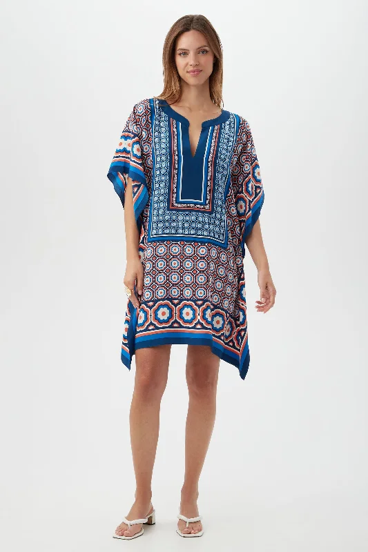 Mini dresses with ruched bodices for a feminine touchMoroccan Mosaic Theodora Caftan Dress Mini dresses with ruched bodices for a feminine touchMoroccan Mosaic Theodora Caftan Dress