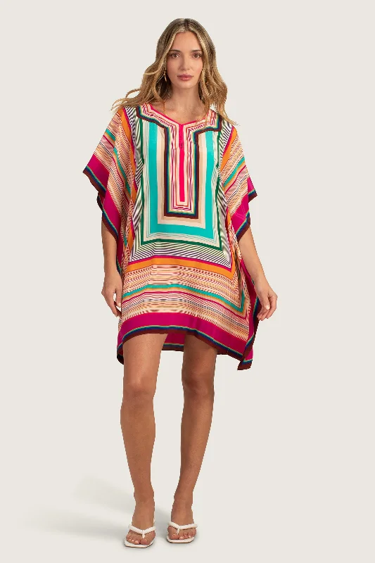Mini dresses with embroidered details for a unique touchSouk Stripe Theodora Caftan Dress Mini dresses with embroidered details for a unique touchSouk Stripe Theodora Caftan Dress