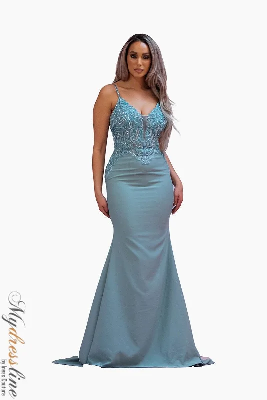 Prom dresses with one - shoulder ruffled straps and geometric patterns for a contemporary and eye - catching formal eventChic and Holland BM1848 Prom dresses with one - shoulder ruffled straps and geometric patterns for a contemporary and eye - catching formal eventChic and Holland BM1848