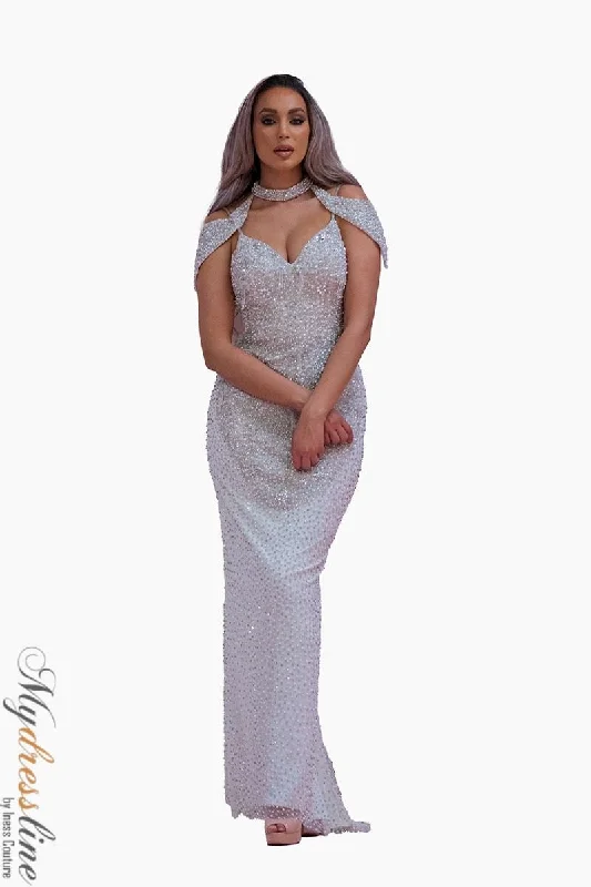 Prom dresses with gathered skirts and crystal - encrusted belts for a luxurious promChic and Holland BR1986 Prom dresses with gathered skirts and crystal - encrusted belts for a luxurious promChic and Holland BR1986