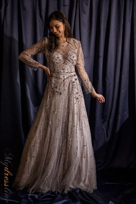 Formal dresses with asymmetric ruffled hems and high - low designs for a fashion - forward and dynamic appearanceDulce Celia BLYTHE Formal dresses with asymmetric ruffled hems and high - low designs for a fashion - forward and dynamic appearanceDulce Celia BLYTHE