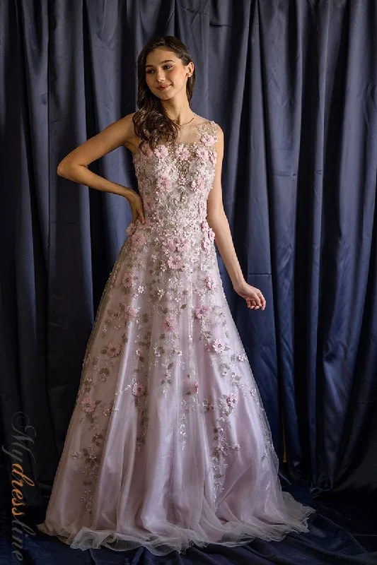 Formal dresses with tassel - adorned belts and tiered skirts for a stylish and festive formal eventDulce Celia HARLOW Formal dresses with tassel - adorned belts and tiered skirts for a stylish and festive formal eventDulce Celia HARLOW