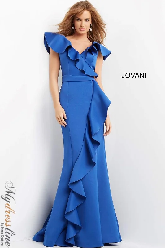 Prom dresses with cold - shoulder cutouts and satin bows for a trendy lookJovani 06567 Prom dresses with cold - shoulder cutouts and satin bows for a trendy lookJovani 06567
