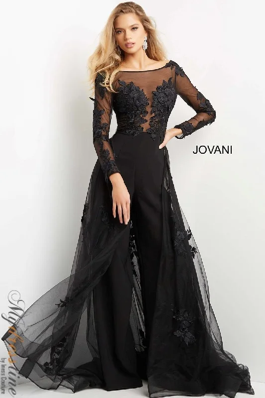 Prom dresses with lace - trimmed hems and off - the - shoulder necklines for a delicate lookJovani 06609 Prom dresses with lace - trimmed hems and off - the - shoulder necklines for a delicate lookJovani 06609