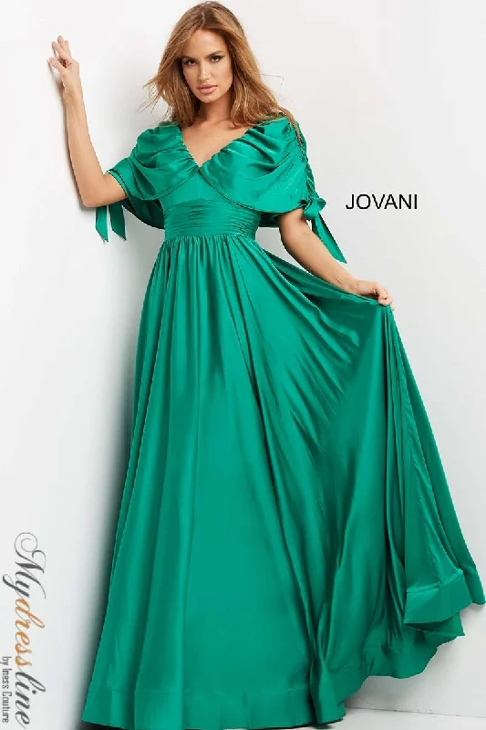 Prom dresses with keyhole backs and rhinestone - studded straps for a flirty lookJovani 07504 Prom dresses with keyhole backs and rhinestone - studded straps for a flirty lookJovani 07504