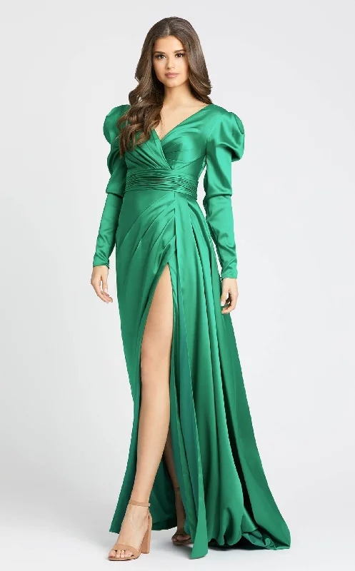 Sequined formal dresses with open backs for a sexy prom styleMac Duggal 12404 Dress