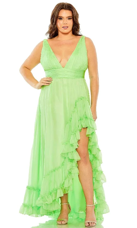 Formal dresses with geometric patterns and metallic accents for a modern formal affairMac Duggal 68541 - High Low Formal Gown Formal dresses with geometric patterns and metallic accents for a modern formal affairMac Duggal 68541 - High Low Formal Gown