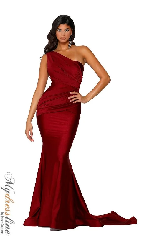 Prom dresses with lace - up side panels and ruffled bodices for a feminine and detailed lookPortia & Scarlett PS6308 Prom dresses with lace - up side panels and ruffled bodices for a feminine and detailed lookPortia & Scarlett PS6308