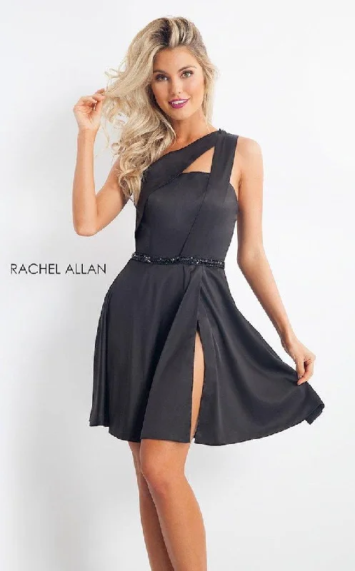 Geometric - printed cocktail dresses with a long - sleeve optionRachel Allan Short Homecoming Cocktail Dress 4642 Geometric - printed cocktail dresses with a long - sleeve optionRachel Allan Short Homecoming Cocktail Dress 4642