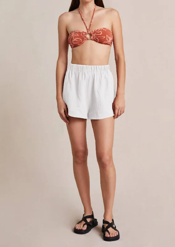 Bermuda Women Shorts for a Classic and Sophisticated LookAleah Shorts In Ivory