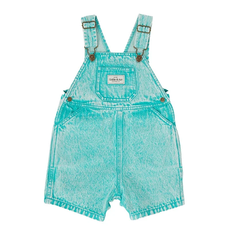 Women's overalls for a music festivalGoldie & Ace Burton Vintage Wash Denim Overalls - Turquoise Women's overalls for a music festivalGoldie & Ace Burton Vintage Wash Denim Overalls - Turquoise