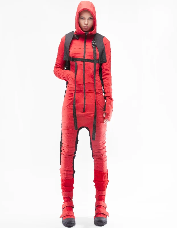 Women's overalls with a lace - up detailOVERALL SUN