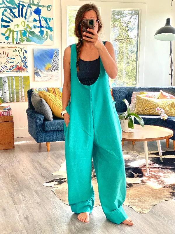 Women's overalls with a patchwork designOveralls - Lg/XL