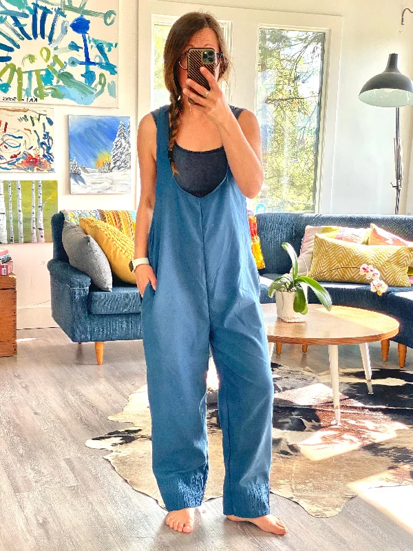 Polyester - blend women's overalls for durabilityOveralls - med