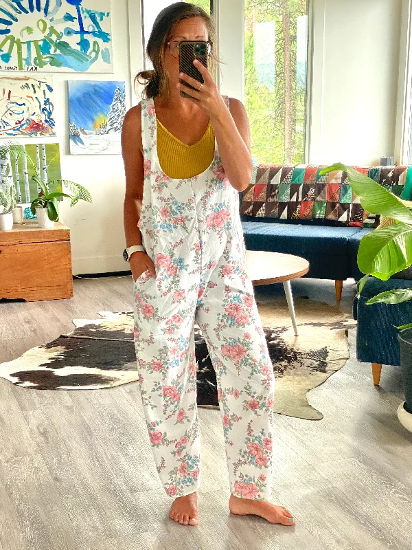 Women's overalls with a lace - up detailOveralls - med