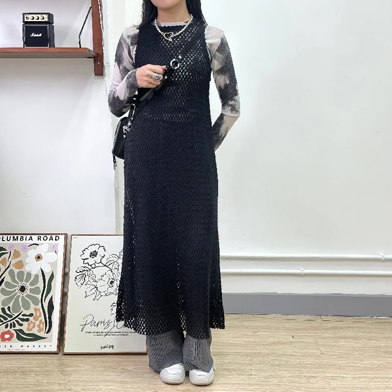 Women's overalls for a beach vacationSide Buttons Knitted OPS [MUST HAVE外搭!!] [門市搬遷清貨限時優惠$199!]