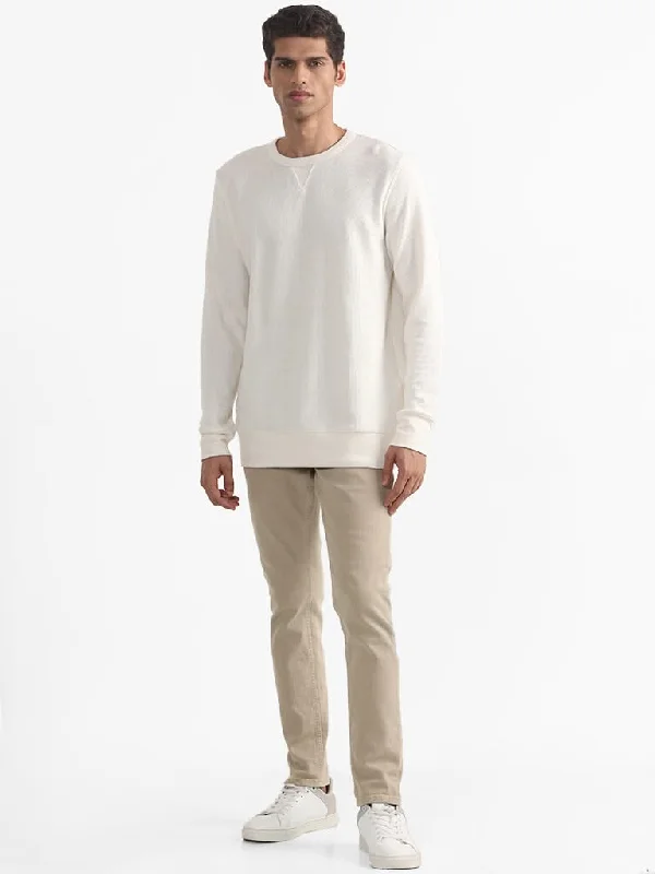 Solid Color Women Shorts in Bright Hues for a Bold StatementWES Casuals Plain Slim-Fit Off White Cotton Blend Sweater Solid Color Women Shorts in Bright Hues for a Bold StatementWES Casuals Plain Slim-Fit Off White Cotton Blend Sweater