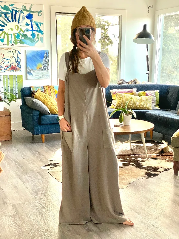 Women's overalls for a DIY project at homeWide Leg Overalls - Lg/XL