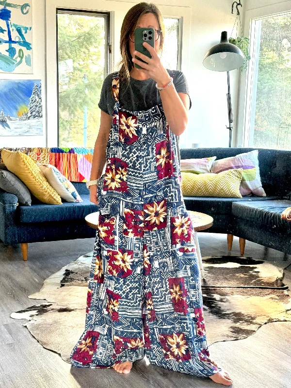 Women's overalls with a breathable fabric for hot daysWide Leg Overalls - Lg/XL
