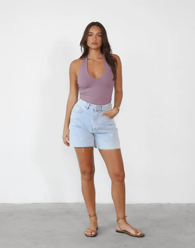 Plus - Size Bodysuits with a Comfortable and Flattering FitAmira Bodysuit (Dark Mauve) Plus - Size Bodysuits with a Comfortable and Flattering FitAmira Bodysuit (Dark Mauve)