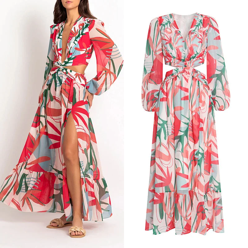Leather maxi dresses for an edgy and bold appearance Leather maxi dresses for an edgy and bold appearance Printed V-Neck Puff Sleeve Cutout Maxi Dress Leather maxi dresses for an edgy and bold appearance Leather maxi dresses for an edgy and bold appearance Printed V-Neck Puff Sleeve Cutout Maxi Dress