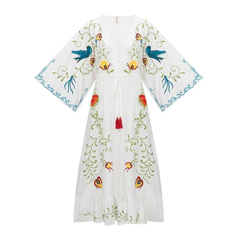 Sheer maxi dresses with lace overlays for a romantic touch Sheer maxi dresses with lace overlays for a romantic touch Boho Floral Embroidered Tie-Waist Maxi Dress Sheer maxi dresses with lace overlays for a romantic touch Sheer maxi dresses with lace overlays for a romantic touch Boho Floral Embroidered Tie-Waist Maxi Dress
