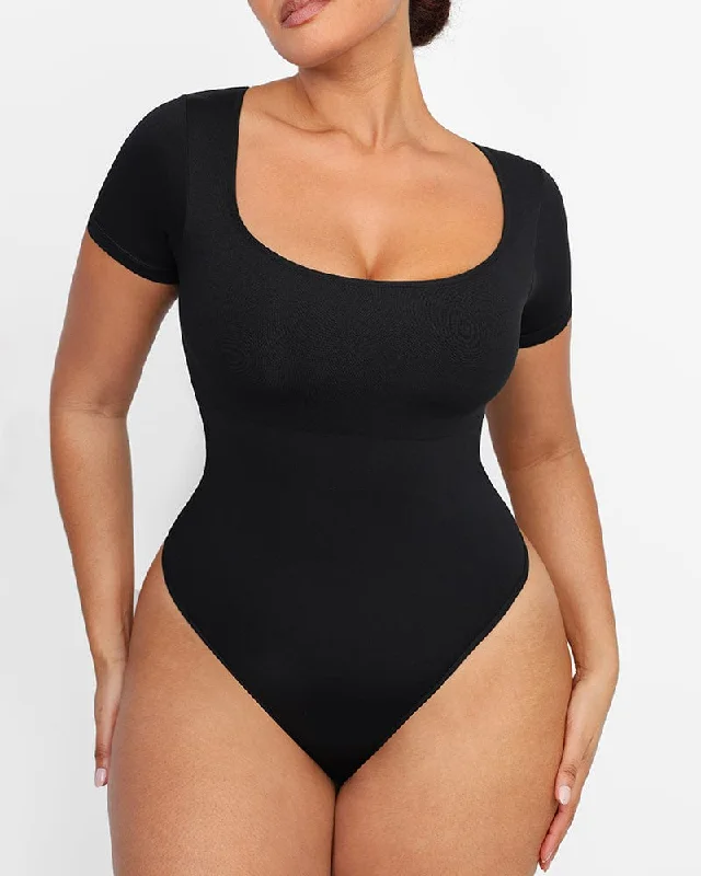 High - Neck Bodysuits for a Modest and Sophisticated LookEco-Chic Shaping Bodysuit