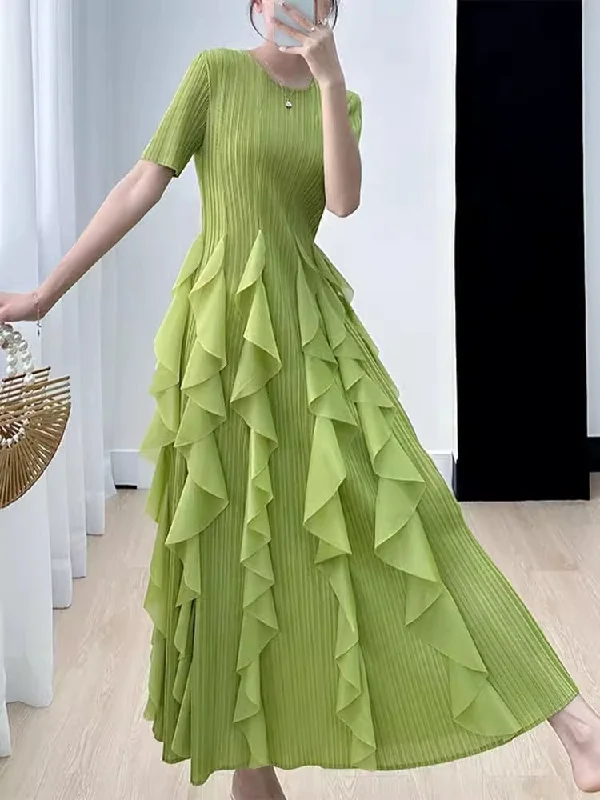 Sequined maxi dresses for formal evening galas Sequined maxi dresses for formal evening galas Miyake Pleated Vertical Ruffles Round Neck Maxi Dress Sequined maxi dresses for formal evening galas Sequined maxi dresses for formal evening galas Miyake Pleated Vertical Ruffles Round Neck Maxi Dress